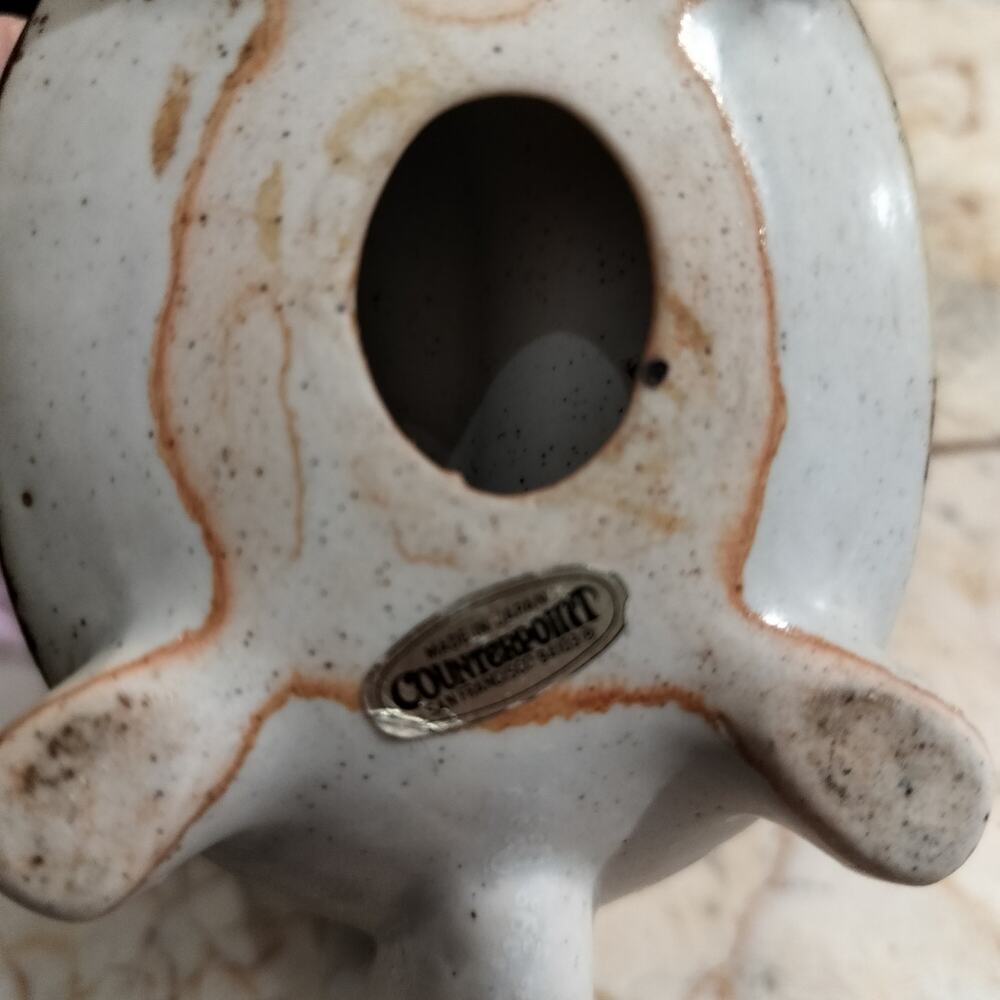 Vintage Counterpoint San Francisco Stoneware Turtle Snail Tape Dispenser - Picture 7 of 7
